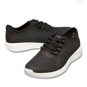 CROCS Crocs Women's Literide Pacer Lace-up Sneaker Black Size 7